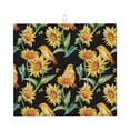 thumbnail image 1 of Uemuo Sunflowers And Bird Pattern Dish Drying Mat,16*18 inch Absorbent Dish Drainer Kitchen Counter,Large Size Dish Drying Pad for Countertops,Sinks,Draining Racks, 1 of 6