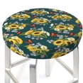 thumbnail image 1 of Uemuo Sunflowers Pattern Round Bar Stool Seat Covers Washable Stool Cushion Slipcover Elastic Bar Chair Covers-14 inch, 1 of 7