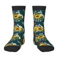 thumbnail image 1 of Uemuo Sunflowers Printed Kids Boys Socks Seamless Crew Socks Crazy Funny Athletic Sport Socks for Children, 1 of 6