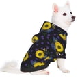thumbnail image 1 of Uemuo Sunflowers for Winter Dog Hoodie Sweatshirts with Pockets Warm Dog Clothes for Small Dogs Chihuahua-Large, 1 of 8