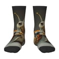 thumbnail image 1 of Uemuo Surreal Weightlifting Snail Printed Kids Boys Socks Seamless Crew Socks Crazy Funny Athletic Sport Socks for Children, 1 of 6