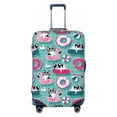 thumbnail image 1 of Uemuo Swimming Bulldog Printed Washable Luggage Cover - Fashion Suitcase Protector Fits 18-32 Inch Luggage -Medium, 1 of 9