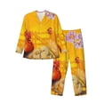 thumbnail image 1 of Uemuo The Chicken Family Pattern 2-Piece Loungewear Set - Men’s Soft Sleepwear, Cozy Winter PJs, Comfy Sleep Set-X-Large, 1 of 7