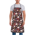 thumbnail image 1 of Uemuo To The Best Mom Printed Bib Apron, Adjustable , Water and Oil Resistant, Cooking Kitchen Chef Apron for Women Men, 1 of 5