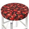 thumbnail image 1 of Uemuo Tomato Pattern Round Bar Stool Seat Covers Washable Stool Cushion Slipcover Elastic Bar Chair Covers-, 1 of 7