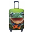 thumbnail image 1 of Uemuo Tree Frog Printed Washable Luggage Cover - Fashion Suitcase Protector Fits 18-32 Inch Luggage -Large, 1 of 9