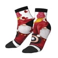 thumbnail image 1 of Uemuo Truck With Gnomes Printed Crew Socks, Moisture-Wicking Socks, Athletic Socks for Men Breathable Cushion Socks Casual Sport Socks for Running Traveling, 1 of 6