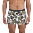 thumbnail image 1 of Uemuo Tulips Flowers Pattern Men's Boxer Briefs,Trunk Anti-Chafing,Comfortable, Durable, and Stylish Underwear-Medium, 1 of 9