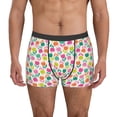 thumbnail image 1 of Uemuo Tulips Flowers Pattern Men's Boxer Briefs,Trunk Anti-Chafing,Comfortable, Durable, and Stylish Underwear-X-Large, 1 of 9