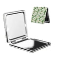 thumbnail image 1 of Uemuo Tulips Flowers Print Compact Portable Pocket Makeup Mirror - Leather Cover, Elegant Travel Cosmetic Mirror for Purse, Pocket, and Handbag-Square, 1 of 9