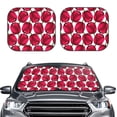 thumbnail image 1 of Uemuo Tulips Flowers Printed 2 PCS Car Windshield Sun Shade, Auto Sun Heat and UV Rays Blocker, Foldable Automotive Front Window Sunshade Protector, 1 of 7