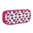 thumbnail image 1 of Uemuo Tulips Flowers Printed Pencil Pen Case, Portable Pencil Pouch with Zipper, Compact Stationery Bag Makeup Bag, Pencil Bag for Home Office, 1 of 1