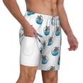 thumbnail image 1 of Uemuo Turtle Pattern Mens Swim Trunks Quick Dry Board Shorts with Mesh Lining, Stretch Beach Shorts Quick Dry No-Chafing Board Shorts-3X-Large, 1 of 9