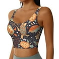 thumbnail image 1 of Uemuo Turtles and Sea Plants Pattern Women's Sports Bra - High Impact Support, Breathable, and Comfortable Athletic Bra for Running, Yoga, and Workouts, 1 of 9