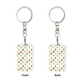 thumbnail image 1 of Uemuo Undersea Animals Pattern Rectangular Metal Keychain - Durable, Stylish, and Personalized Key Ring for Men and Women,Engraved Keychain,Gift Slim Sturdy Keychain, 1 of 7
