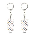 thumbnail image 1 of Uemuo Various Rooster Pattern Rectangular Metal Keychain - Durable, Stylish, and Personalized Key Ring for Men and Women,Engraved Keychain,Gift Slim Sturdy Keychain, 1 of 7