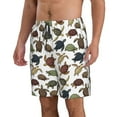 thumbnail image 1 of Uemuo Various Turtle Pattern Men's Swim Trunks Hawaiian Beach Bathing Suit Swimsuits Beach Quick-Dry Shorts with Pockets-Medium, 1 of 9