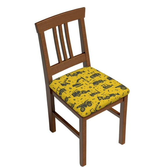Uemuo Vintage Excavator Pattern Waterproof Square Couch Cushion Covers, Magic Sofa Covers Washable, Stretch Sofa Seat Cushion Slipcovers
