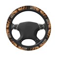 thumbnail image 1 of Uemuo Vintage Family History Book Printed Car Elastic Steering Wheel Cover - Universal Car Accessory for Diverse Cars Anti-Slip, and Comfortable- 15", 1 of 8