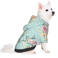 thumbnail image 1 of Uemuo Vintage Floral for Winter Dog Hoodie Sweatshirts with Pockets Warm Dog Clothes for Small Dogs Chihuahua-Large, 1 of 8