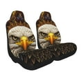thumbnail image 1 of Uemuo Vintage Pattern Bald Eagle Pattern Car Seat Covers for Front Seats Waterproof Seat Covers for Cars, Universal Auto Front Seats Protector Fits for Car-, 1 of 6