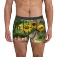 thumbnail image 1 of Uemuo Vintage Wooden Bucket Pattern Men's Boxer Briefs,Trunk Anti-Chafing,Comfortable, Durable, and Stylish Underwear-Small, 1 of 9