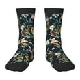 thumbnail image 1 of Uemuo Watercolor Floral Printed Kids Boys Socks Seamless Crew Socks Crazy Funny Athletic Sport Socks for Children, 1 of 6