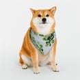 thumbnail image 1 of Uemuo Watercolor Green Leaves Summer Dog Bandanas,Cat Pet scarf,Soft Cotton Puppy Cat Scarfs Washable,Pets Gift-Small, 1 of 8