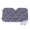 thumbnail image 1 of Uemuo Watercolor Marine Animals Pattern Accordion Car Windshield Sun Shade, Foldable Reflective Sun Visor for Car, Reflector Windshield Sunshade-Medium, 1 of 7