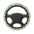 thumbnail image 1 of Uemuo Watercolor Palm Tree Printed Car Elastic Steering Wheel Cover - Universal Car Accessory for Diverse Cars Anti-Slip, and Comfortable- 15", 1 of 8