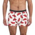 thumbnail image 1 of Uemuo Watermelon Pattern Men's Boxer Briefs,Trunk Anti-Chafing,Comfortable, Durable, and Stylish Underwear-Small, 1 of 9