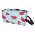 thumbnail image 1 of Uemuo Watermelon Pattern Portable Toiletry Bags with Handle, Waterproof travel Make up Bags for Women, Large Capacity Travel Cosmetic Bags, 1 of 9