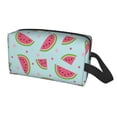 thumbnail image 1 of Uemuo Watermelon Pattern Portable Toiletry Bags with Handle, Waterproof travel Make up Bags for Women, Large Capacity Travel Cosmetic Bags, 1 of 9