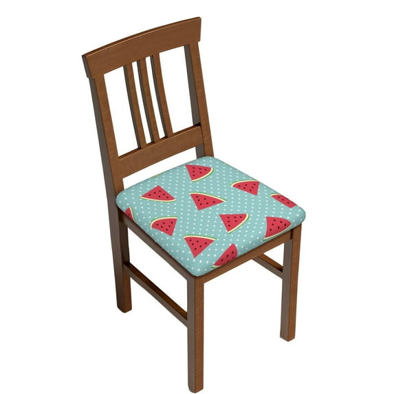 Uemuo Watermelon Pattern Waterproof Square Couch Cushion Covers, Magic Sofa Covers Washable, Stretch Sofa Seat Cushion Slipcovers