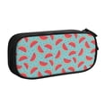 thumbnail image 1 of Uemuo Watermelon Printed Pencil Pen Case, Portable Pencil Pouch with Zipper, Compact Stationery Bag Makeup Bag, Pencil Bag for Home Office, 1 of 1