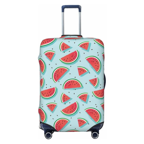 Uemuo Watermelon Printed Washable Luggage Cover - Fashion Suitcase Protector Fits 18-32 Inch Luggage -
