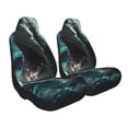 thumbnail image 1 of Uemuo Wave Ocean Animal Shark Pattern Car Seat Covers for Front Seats Waterproof Seat Covers for Cars, Universal Auto Front Seats Protector Fits for Car-2 PCS, 1 of 6