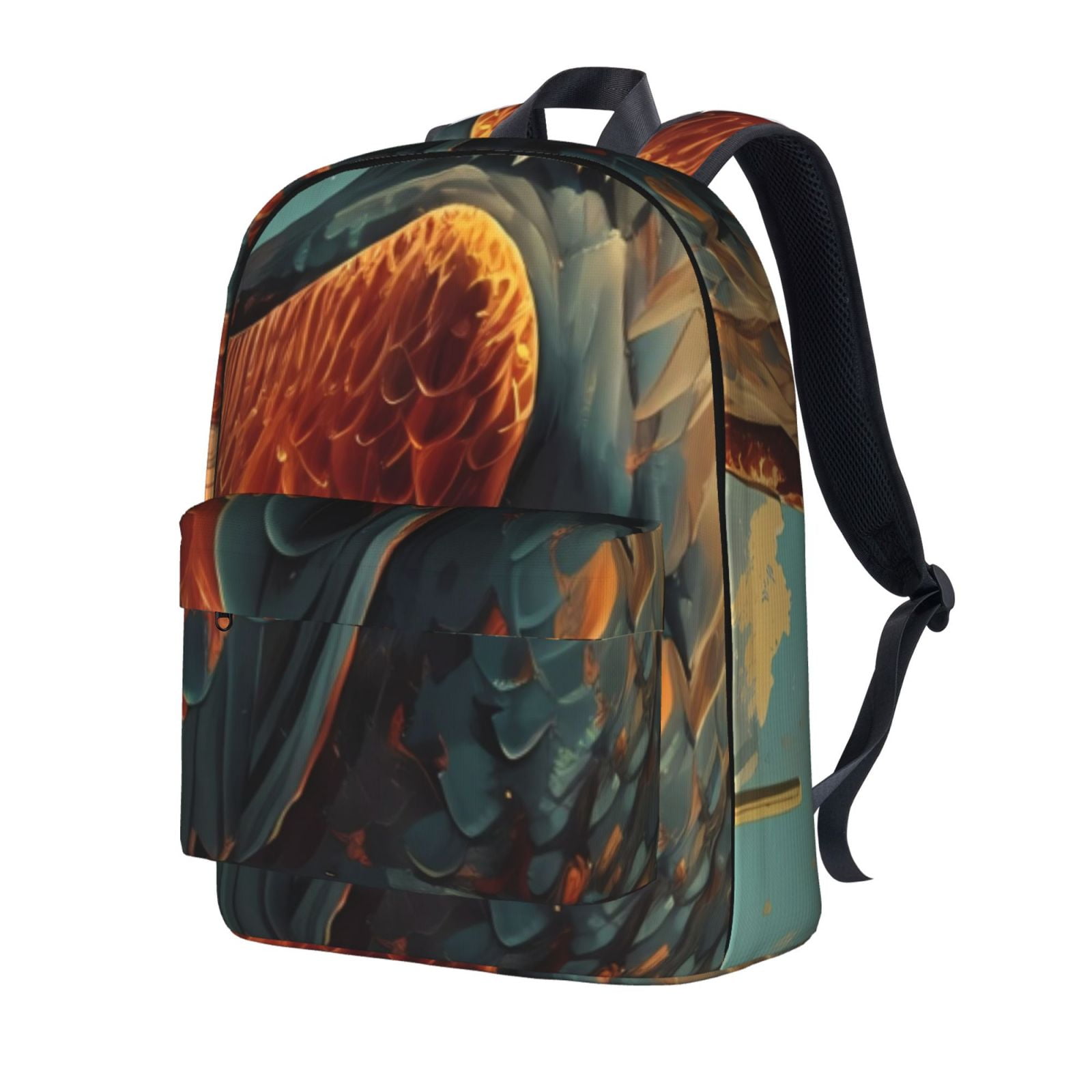 Uemuo Western Desert Cactus Bald Eagle Pattern Backpack for Work and