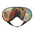 thumbnail image 1 of Uemuo Western Desert Cactus Bald Eagle Pattern Sleep Eye Mask - Light Blocking Sleep Mask Blocking Out Light Perfectly, Soft and Comfortable Night Eye Mask, Eye Blinder, 1 of 7