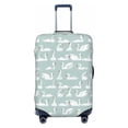 thumbnail image 1 of Uemuo White Swan Printed Washable Luggage Cover - Fashion Suitcase Protector Fits 18-32 Inch Luggage -Large, 1 of 9