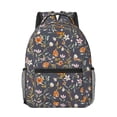 thumbnail image 1 of Uemuo Wildflowers Printed Student Durable Water-resistant Backpack,Travel Backpack,Outdoor Activities Backpack, Laptop Backpack, Multi-compartment Backpack, 1 of 5