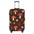 thumbnail image 1 of Uemuo Woodland Mushroom with Flowers and Berries Printed Washable Luggage Cover - Fashion Suitcase Protector Fits 18-32 Inch Luggage -, 1 of 9