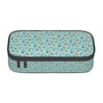 thumbnail image 1 of Uemuo World Travel1 Printed Large Pencil Case, Big Capacity Pencil Pouch Stationery Pen Bag, Storage High Capacity Bag Pouch Holder Box Organizer, Marker Pen Case, 1 of 9