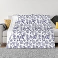 thumbnail image 1 of Uemuo World Travel2 Printed Throw Blanket for Couch, Fluffy Fuzzy Blankets for Bed, Sofa, Cozy Flannel Faux Fur Blanket-80"x60", 1 of 6