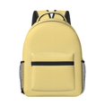 thumbnail image 1 of Uemuo Yellow Gingham Printed Student Durable Water-resistant Backpack,Travel Backpack,Outdoor Activities Backpack, Laptop Backpack, Multi-compartment Backpack, 1 of 5