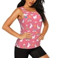 thumbnail image 1 of Uemuo Yoga Unicorn Pattern Workout Tank Tops for Women Breathable Moisture-wicking tank top Sleeveless Running Loose Fit Yoga Tops Active Shirts Sports Gym Exercise, 1 of 9