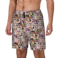 thumbnail image 1 of Uemuo dogs and cats Pattern Mens Swim Trunks Quick Dry Board Shorts with Mesh Lining, Stretch Beach Shorts Quick Dry No-Chafing Board Shorts-Large, 1 of 6