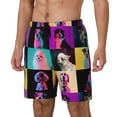 thumbnail image 1 of Uemuo funny dogs Pattern Mens Swim Trunks Quick Dry Board Shorts with Mesh Lining, Stretch Beach Shorts Quick Dry No-Chafing Board Shorts-X-Large, 1 of 6