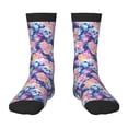 thumbnail image 1 of Uemuo graffiti style Skull flower Printed Kids Boys Socks Seamless Crew Socks Crazy Funny Athletic Sport Socks for Children, 1 of 6