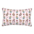 thumbnail image 1 of Uemuo happy Easter Print Throw Pillow Case – Cozy & Soft Cushion Cover, Hypoallergenic Pillow Case for Sleeping, Perfect for Women with Envelope Closure-14"x20", 1 of 6